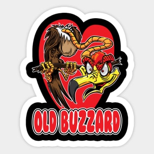 Old Buzzard Sticker